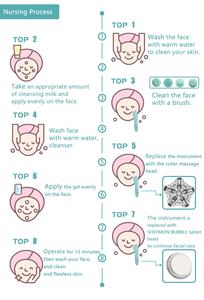 7 in 1 Persönlichen Gebrauch Gesichts Reinigung Co2 Sauerstoff Iprettygeneo Gesichts Reinigung Pinsel Schönheit Maschine - Product Image 6