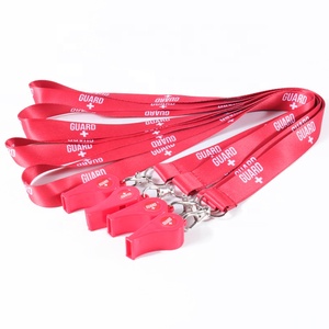 Tùy Chỉnh Màu Đỏ Còi Dây Buộc Với Logo - Product Image 4