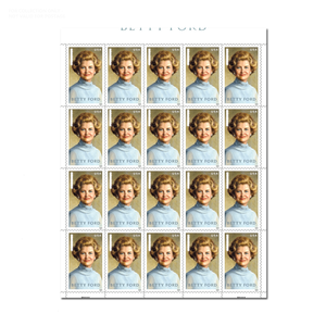 Étiquettes postales personnalisées en gros des États-Unis, autocollants postaux 2024 Betty <span class=keywords><strong>Ford</strong></span> 100, autocollants américains en vrac, étiquettes d'expédition permanentes - Product Image 4