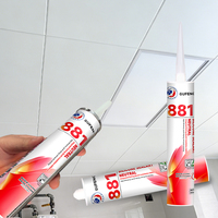 GUFENG 881 Mastic silicone direct pour fissures de béton, pour cadres de fenêtres et de portes