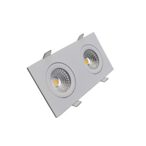 Duo đôi 2700K 3000K 4000K mỏng tại chỗ CE ROHS 68mm cut-out Đức trailing cạnh Dimmable mờ để ấm <span class=keywords><strong>COB</strong></span> Spotlight - Product Image 1