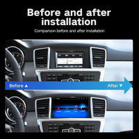 Reproductor de DVD para Auto con Sistema Android, Reproductor Multimedia para Auto con Pantalla Táctil, Radio y TV para Mercedes Benz Clase E ML W212 W166 2013-2015