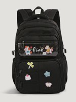 Ransel Unisex OEM/ODM Desain Terbaru Gaya Jepang Fashion Kawaii untuk Pelajar, Penutup Ritsleting, Kapasitas 20-36L