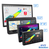 Autoradio Android 7' 9' 10' 12' 13' avec écran, lecteur vidéo, lecteur DVD, radio, 2 Go de RAM, 32 Go de ROM, FM, DSP, autoradio Android
