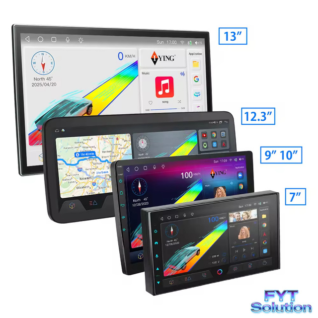 7' 9' 10'12'13' Auto Screen Android Car Audio Player Video Car Dvd Player Radio 2gb RAM 32gb ROM FM DSP Android Car Stereo