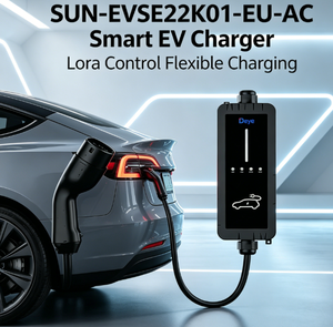 สถานีชาร์จรถยนต์ไฟฟ้าแบบพกพาสามเฟส AC รุ่น Deye SUN-EVSE22K01-EU-AC ขนาด 22 กิโลวัตต์ สำหรับยุโรป - Product Image 5