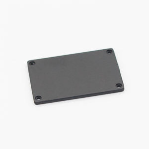 Plaque décorative rectangulaire personnalisable en alliage de zinc noir cousue à la main avec étoiles blanches pour sangles et accessoires de bagages - Product Image 2