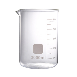 Vaso de Laboratorio de Vidrio Borosilicato Transparente de 2000 ml, 3000 ml, 5000 ml, 10000 ml, Vaso Científico, Vasos Personalizados - Product Image 2