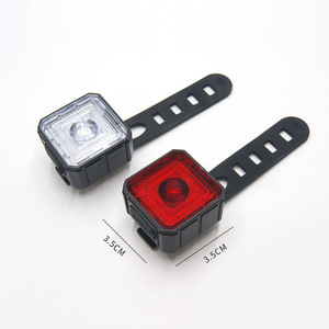 <b>Bicycle</b> <b>Light</b> Set Front And Rear Led 3.5Cm Waterproof Rechargeable Cycling Equipment - Product Image 1