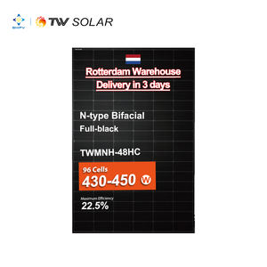 Tongwei TWMNH-48HC de panneau solaire bifacial noir complet 430W 435W 440W 445W 450W Module solaire Tongwei panneau solaire Pv Pannelli Solari - Product Image 1