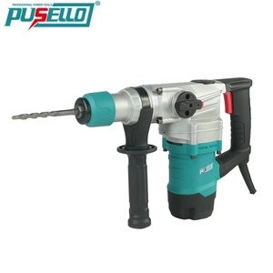 Perceuse à percussion industrielle PUSELLO 900W haute puissance à vitesse variable, machine de perçage de béton trois-en-un - Product Image 1