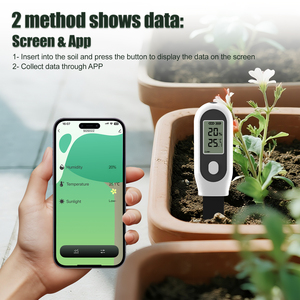 <span class=keywords><strong>Sensor</strong></span> de Humedad del Suelo Tuya Zigbee 3 en 1, Medidor de Humedad, Temperatura y Luz Solar, Control por Aplicación Smart Life, Funciona con Batería, para Macetas - Product Image 4