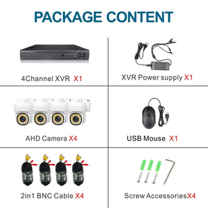 5MP 4CH Security Camera System PTZ Analog Camera AHD XVR Kit With Full Color Night Vision And Video Playback P2P AHD Camera Kit - Product Image 3