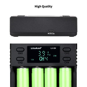 LiitoKala lii-S4 doble ranura <span class=keywords><strong>18650</strong></span> cargador de batería 1,2 V 3,7 V 3,2 V AA/AAA 26650 21700 NiMH - Product Image 6
