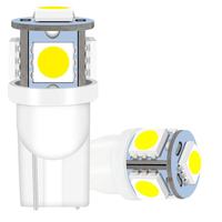 Vente en gros d'ampoules LED Canbus T10 W5W 5050 5SMD 194 168 Cale blanche pour dégagement latéral intérieur de véhicule Accessoire d'éclairage intérieur