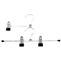 Cintres ajustables en métal robuste pour pantalons, jupes, jeans, chaussettes et sous-vêtements – Rangement de placard