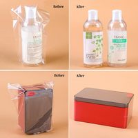 Sacs thermorétractables en PVC - 7x10 pouces, 100 pièces, pour boîtes cadeaux, pièces détachées, projets de bricolage, emballage, usage industriel
