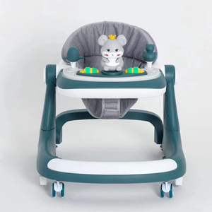Camminatori per bambini con ruote silenziose regolabili in altezza Anti-ribaltamento pieghevole <span class=keywords><strong>girello</strong></span> adatto per ragazze ragazzi 6-18 mesi - Product Image 5