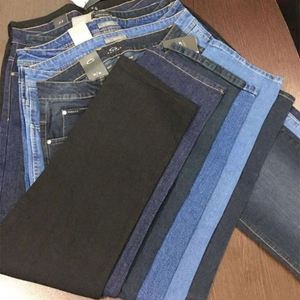 Pantalones Vaqueros de Mezclilla para Hombre y Mujer al por Mayor, Cajas de Cartón de Color Personalizadas de Alta Calidad, Uso Diario, Precio Bajo, en Stock - Product Image 4