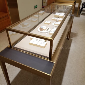 Mới đến hiện đại <span class=keywords><strong>Showcase</strong></span> sang trọng thép không gỉ dẫn Tủ truy cập cửa hàng trang sức hiển thị <span class=keywords><strong>Showcase</strong></span> trang sức hiển thị tủ - Product Image 3