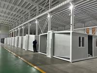 Nouveau modèle d'entrepôt Maison modulaire préfabriquée intelligente et bon marché pour la maison et le bureau Maison préfabriquée en conteneur extensible à double aile