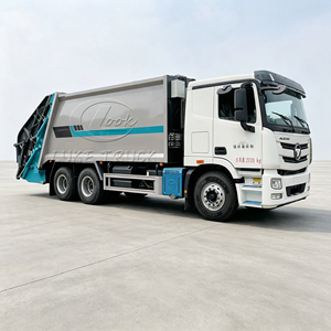 Camión de Basura Compactador Hidráulico Personalizable Foton Auman 6*4 de 23m³ con Control Remoto - Product Image 5