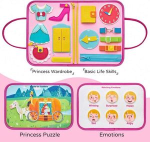 Venta al por Mayor de Juguetes de Viaje Montessori para Niños Pequeños, Libro de Actividades, Juguetes Sensoriales para Niños Pequeños, Tablero de Actividades Montessori para Niños Pequeños - Product Image 6