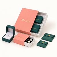 Boîte cadeau personnalisée en carton coulissant de qualité supérieure pour bijoux avec logo