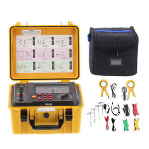 Digital Only 2/3/4-<b>wire</b> Method Double Clamp Ground Resistance Meter 0.01-300K <b>Earth</b> Current Detector Soil Resistivity ETCR3200C - Product Image 1