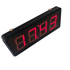 Affichage numérique LED moderne en plastique étanche, commande à distance par application, utilisation facile, intérieur/extérieur, alimenté par batterie, 2 ans - Product Image 1