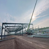 Construcción de Casas Modernas de Lujo con Diseño Personalizado en China, Estructura Metálica, Taller de Acero Ligero