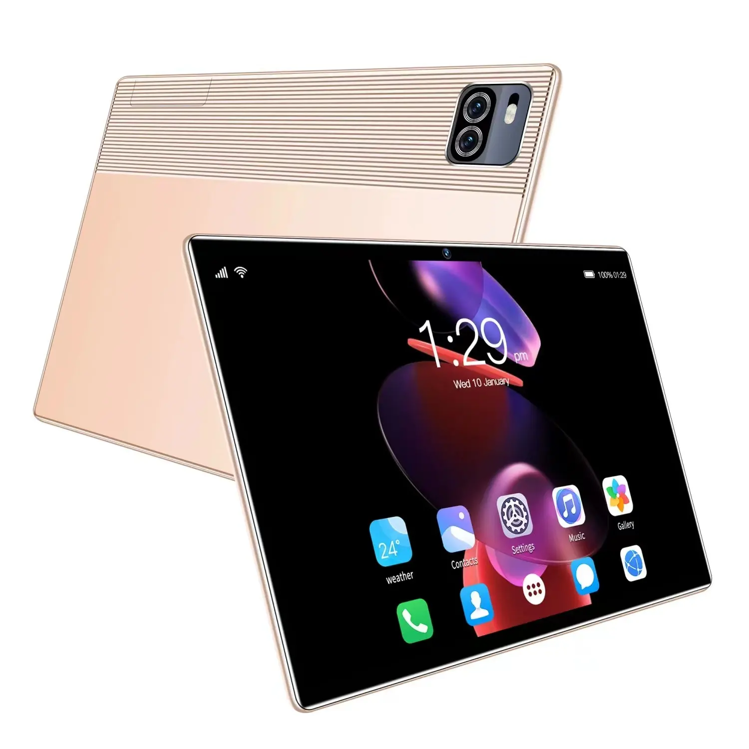 Thiết Kế Đẹp 10 Inch 1280*800 Android 10.0 Quad Core 3G Wifi Tablet PC Với 3G Sim Thẻ Khe Cắm GSM