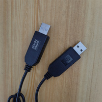 Cable USB de Alimentación con Aumento de Voltaje de 5V a 9V/12V y de 12V a 5V, con Conector DC de 5.5 x 2.1mm para Audio, Routers Inalámbricos y Altavoces