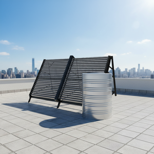 Colector Solar de Tubos Evacuados Rentable para Zonas Industriales y Resorts, Sistema de Alto Rendimiento Térmico - Product Image 5