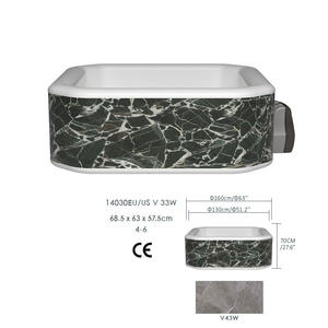 Jilong 14030EU Spa à remous moderne pour jardin extérieur, grande piscine à remous à jets, 580L, 2-4 places, baignoire de massage chaude pour la famille - Product Image 5