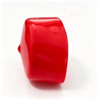 Capuchons de protection pour tuyaux d'échafaudage en acier résistants aux UV de 48 mm, rouges/jaunes, ronds, flexibles, en caoutchouc PVC