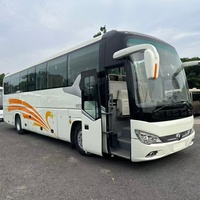 Autocar de tourisme d'occasion en bon état, 50 places, moteur Yuchai, conduite à gauche, pour transport de personnel et services de location