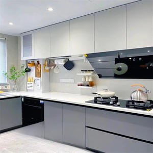 Armoire de cuisine moderne prête à monter Armoire de cuisine en acier inoxydable - Product Image 5