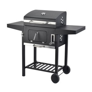 Camping Automatic Barbecue Grill 57x42cm <b>Cooking</b> Area Trolley Stainless Steel Bbq Grills - Product Image 2