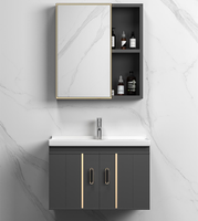 Lavabo de style moderne salle de bain, petite vanité de salle de bain, armoire pour hôtel