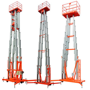 Hợp kim nhôm thủy lực dọc nền tảng nâng 4-14m điều chỉnh chiều cao 100-250kg Công suất 0.6x0.6m bảng nhà máy giá - Product Image 2