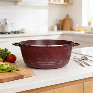Set di Pentole per Zuppa in Alluminio Antiaderente da 44cm, Casseruola Antiaderente con Coperchio in Vetro - Product Image 6