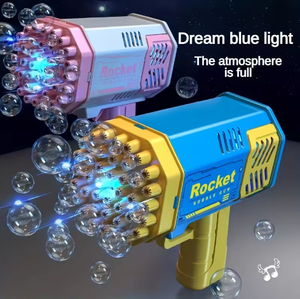 Nuova Pistola Automatica Elettrica Spara Bolle di Plastica a Forma di Razzo, Giocattolo per Bambini, Perfetto Regalo per Ragazzi e Ragazze per Giochi all'Aperto - Product Image 5