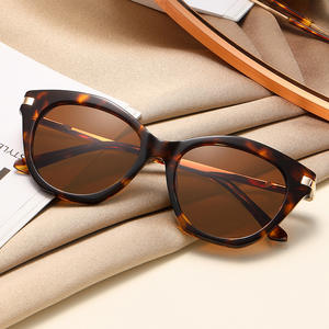 Lunettes de soleil Conchen Cat Eye en acétate, monture noire, verres TAC, protection UV400, unisexe, lunettes de soleil tendance - Product Image 4