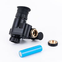LUXUN NVG10 Teleskop Monokuler Penglihatan Malam dengan Dudukan Helm, Infrared Digital Scope, Jangkauan Deteksi 300m, Perbesaran 1x untuk