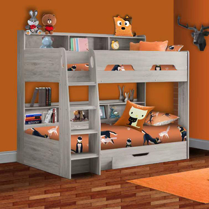 Vente chaude EN747 Moderne En Bois MDF LVL <span class=keywords><strong>Lit</strong></span> <span class=keywords><strong>Lattes</strong></span> Simple Chambre D'enfant Meubles Double Enfants <span class=keywords><strong>Lit</strong></span> Superposé pour La Maison Maternelle - Product Image 5