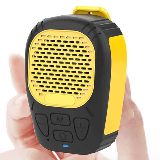 2 in 1 Mini Wearable Wireless Speaker With Microphone Portable Waterproof Outdoor Speaker Accessories