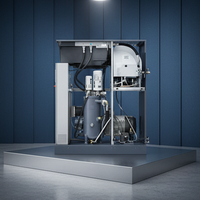 Compresseur d'air rotatif industriel série GA, 11 kW à 30 kW, économie d'énergie, 60 Hz, système d'air stationnaire pour la fabrication