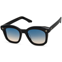 Grandes lunettes de soleil écaille de tortue en acétate pour homme et femme avec logo imprimé personnalisé de luxe