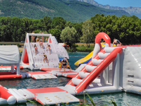 Grand parc aquatique gonflable flottant pour Sports aquatiques, parc aquatique de mer pour lac, océan, meilleur prix,